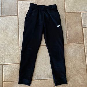 New Balance, black joggers, size Youth 8